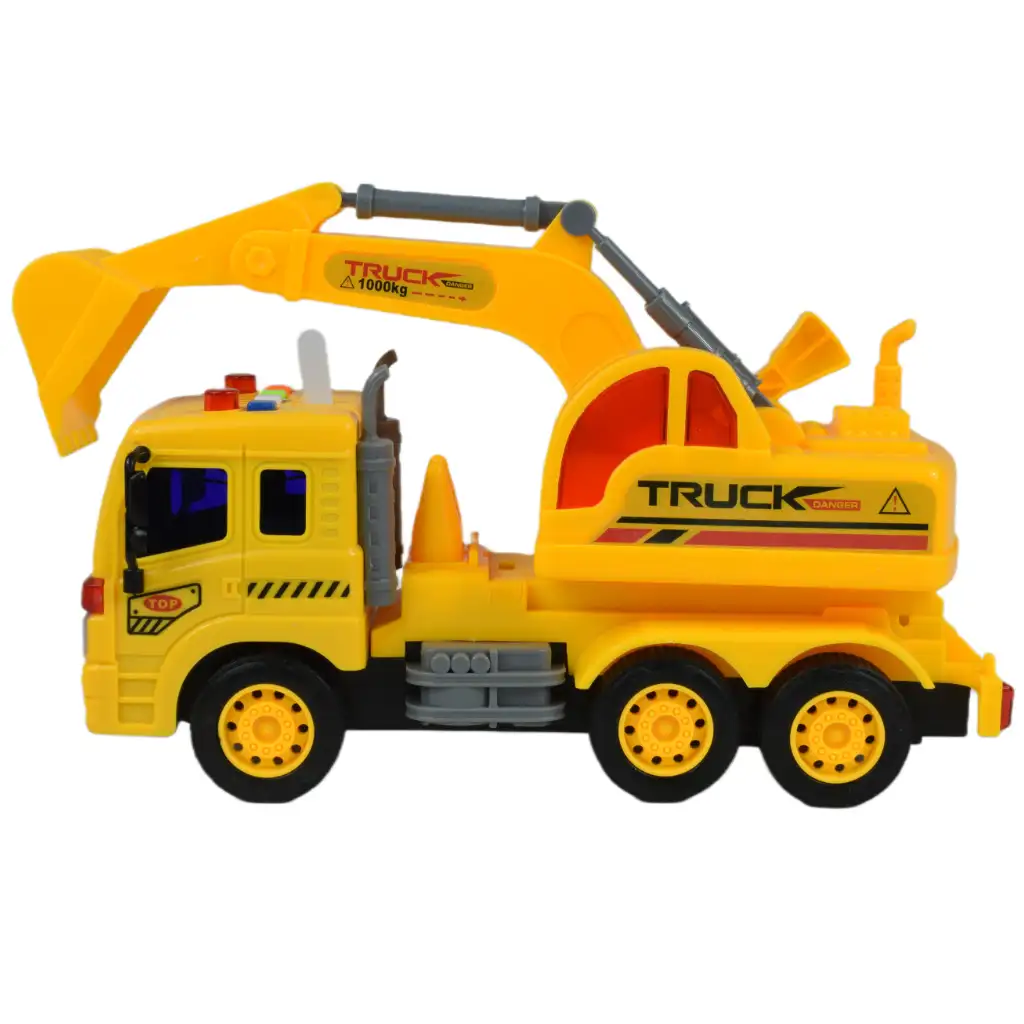 City Truck: Markolós teherautó fénnyel és hanggal 1/18 kép 3