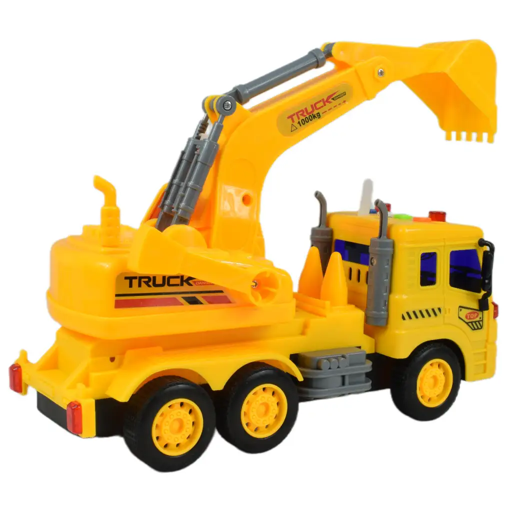 City Truck: Markolós teherautó fénnyel és hanggal 1/18 kép 4