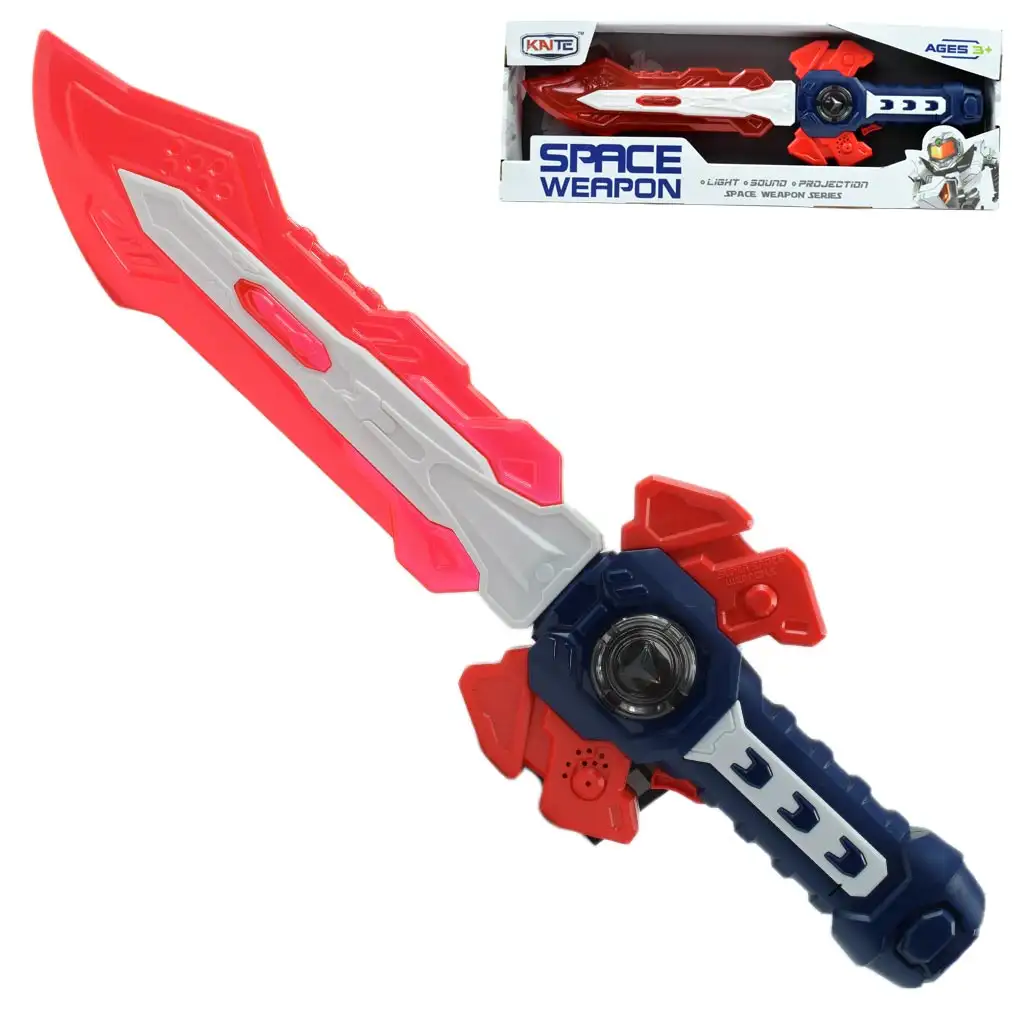 Space Weapon: Elektromos kard űrfegyver fénnyel és hanggal 49cm