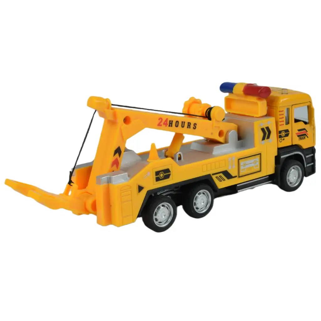 City Truck: Hátrahúzós építőipari teherautó kétféle változatban 14cm kép 7