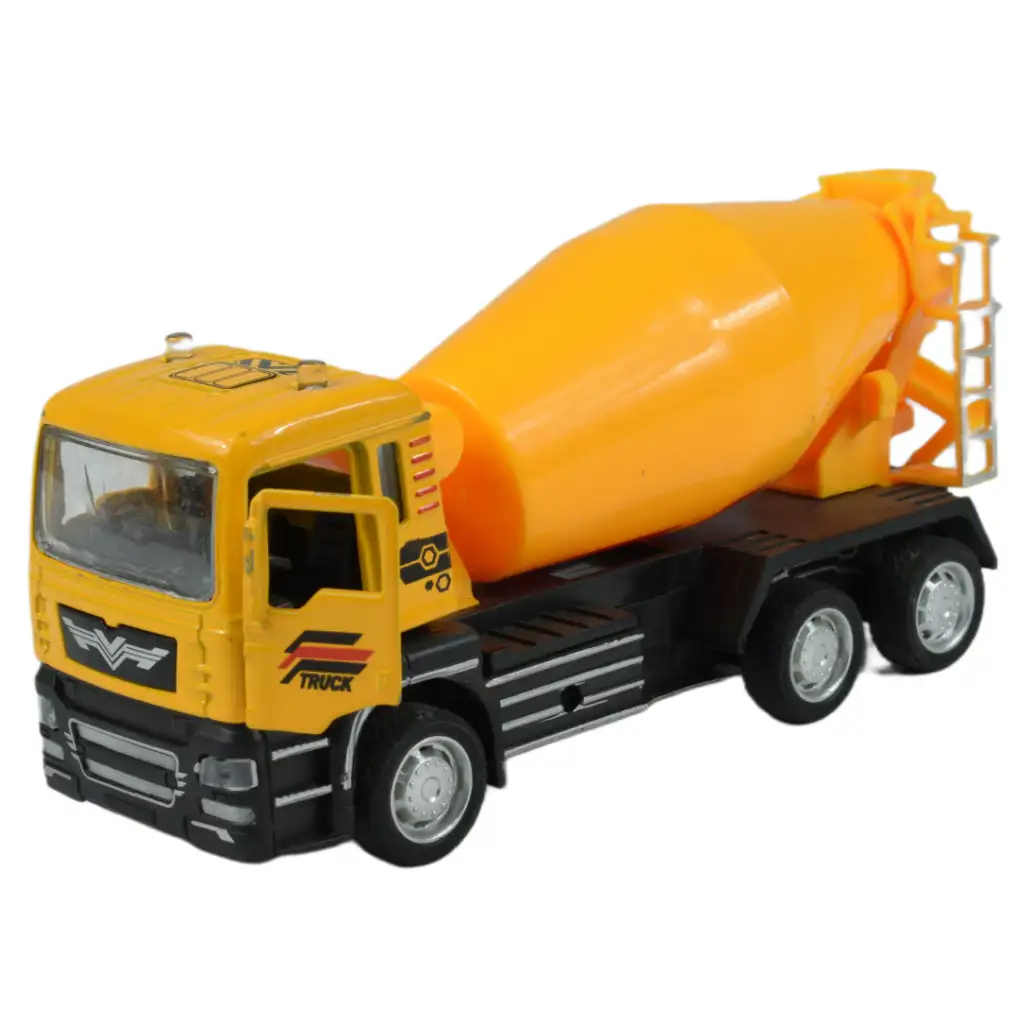 City Truck: Hátrahúzós betonkeverő vagy darus teherautó 14cm kép 5