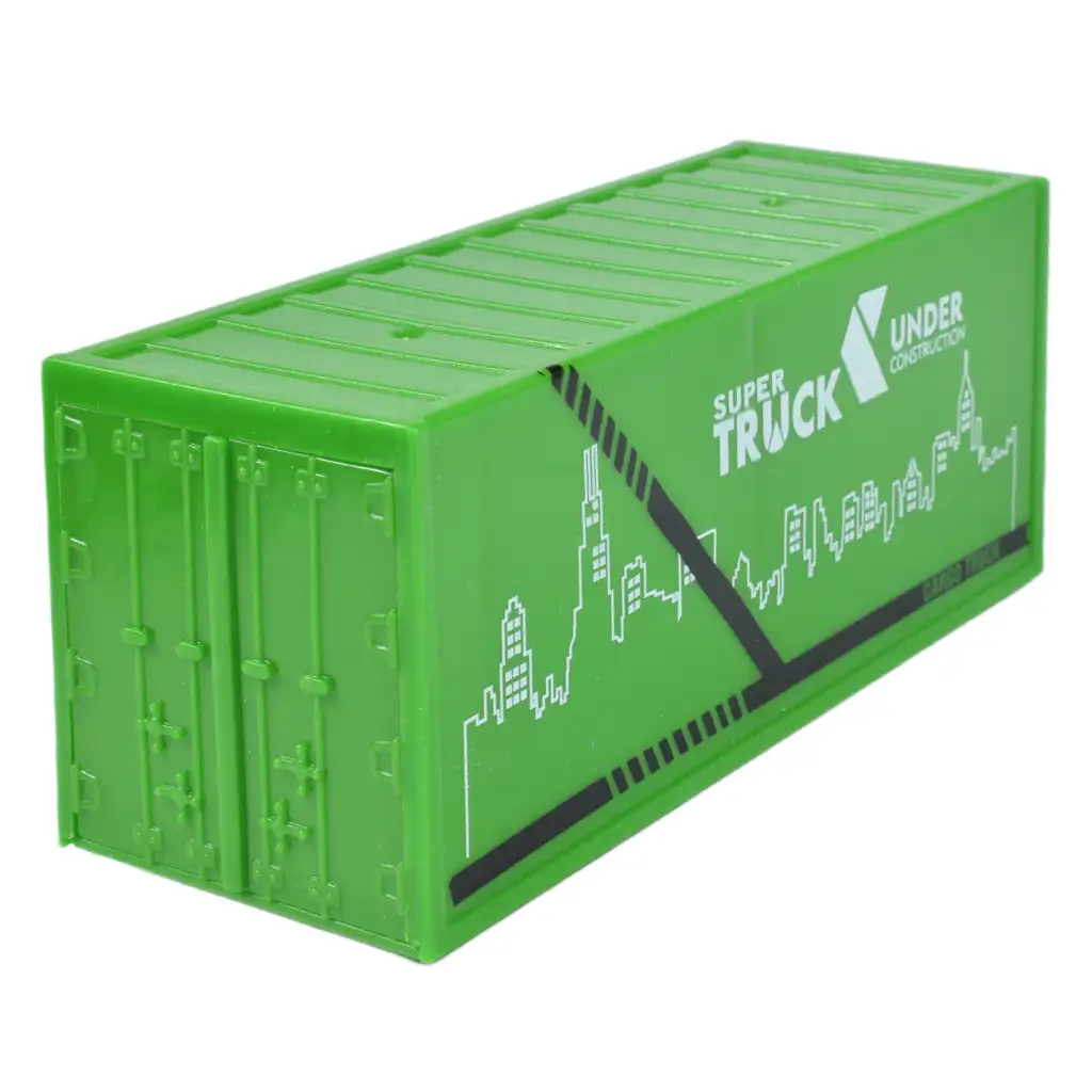 City Truck: Átalakítható lendkerekes hulladékszállító teherautó jelzőtáblákkal 19cm kép 3