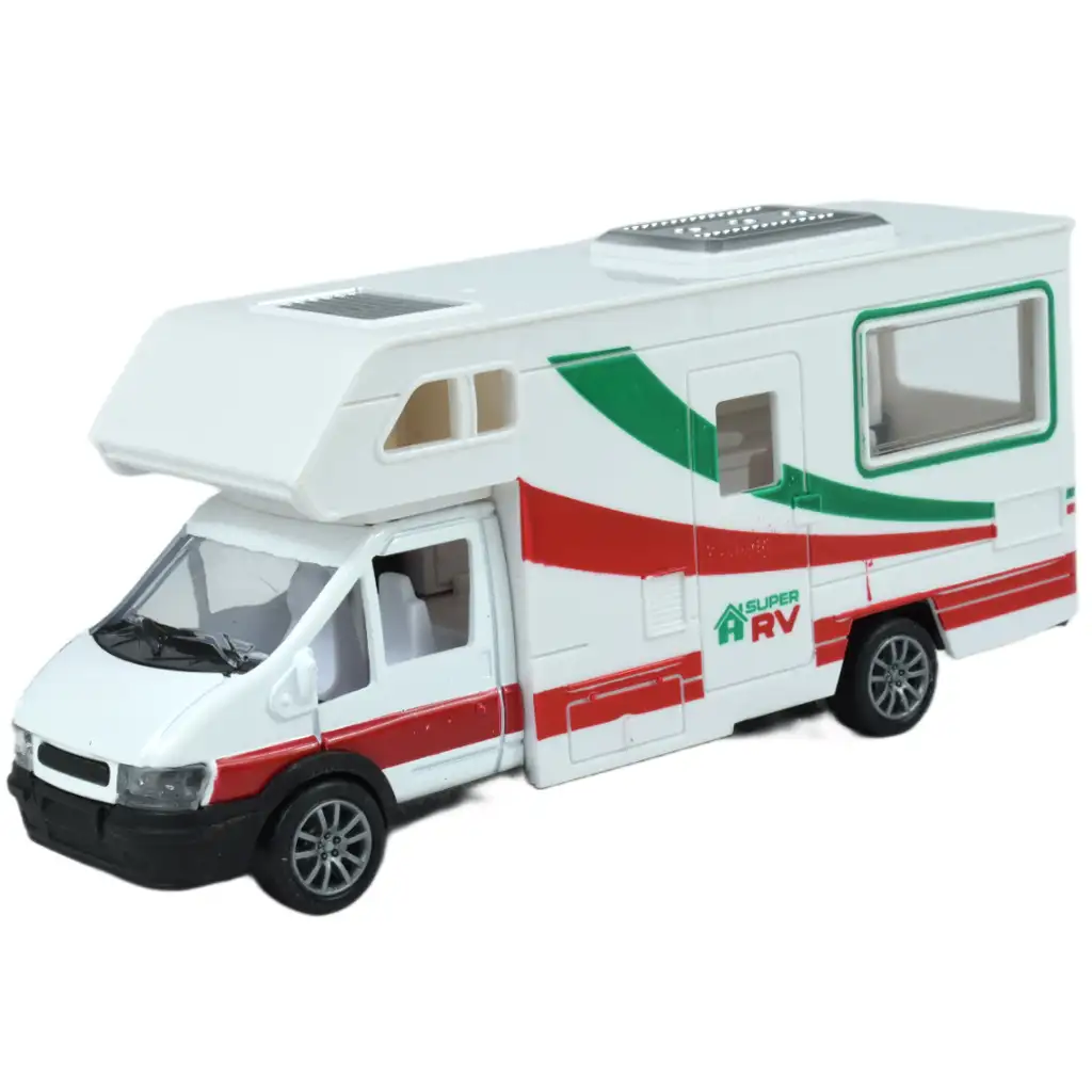 Die-Cast: Fém lakóautó többféle változatban 17cm 1db kép 2