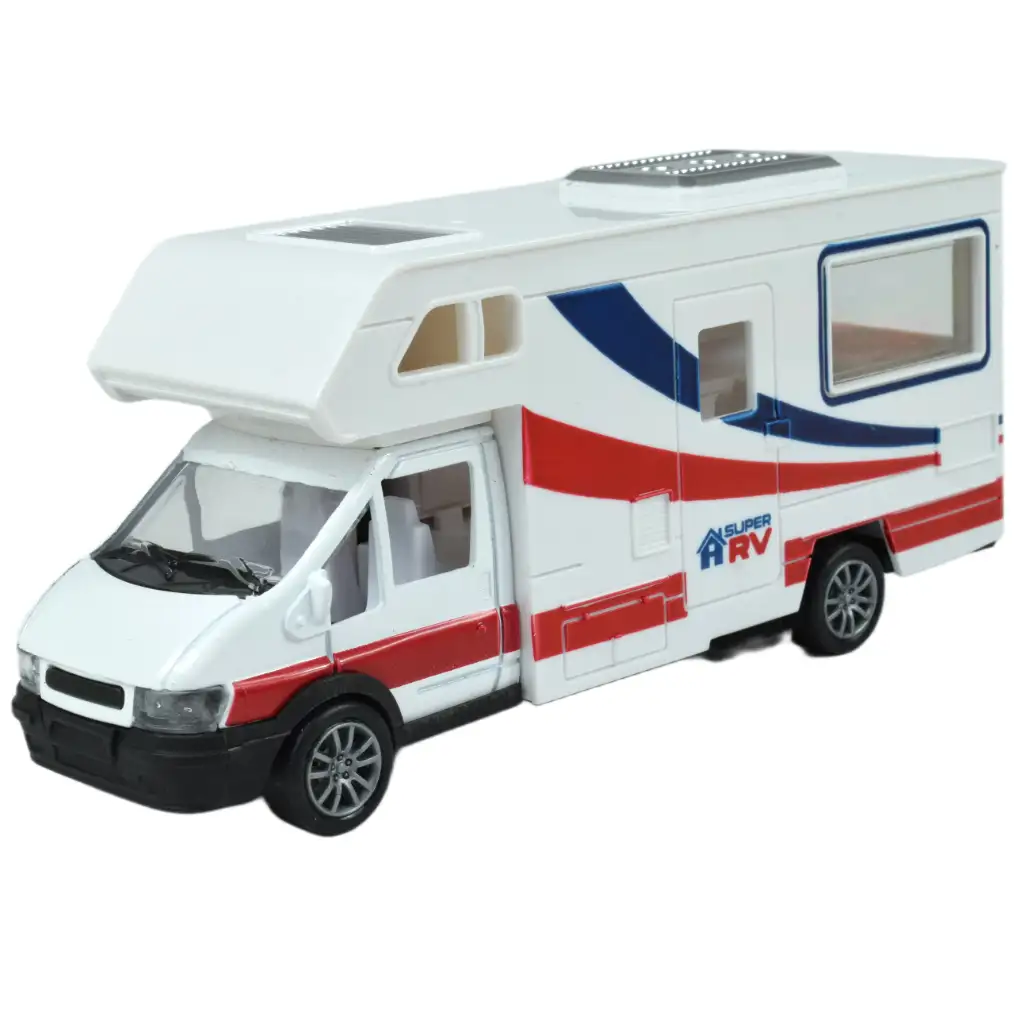 Die-Cast: Fém lakóautó többféle változatban 17cm 1db kép 6