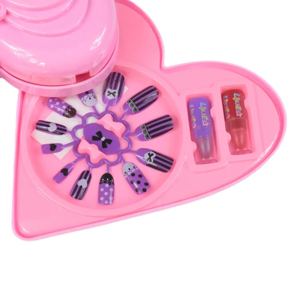 S&Lí Cosmetics: Prémium smink és köröm paletta szívalakú háromszintes dobozban kép 6