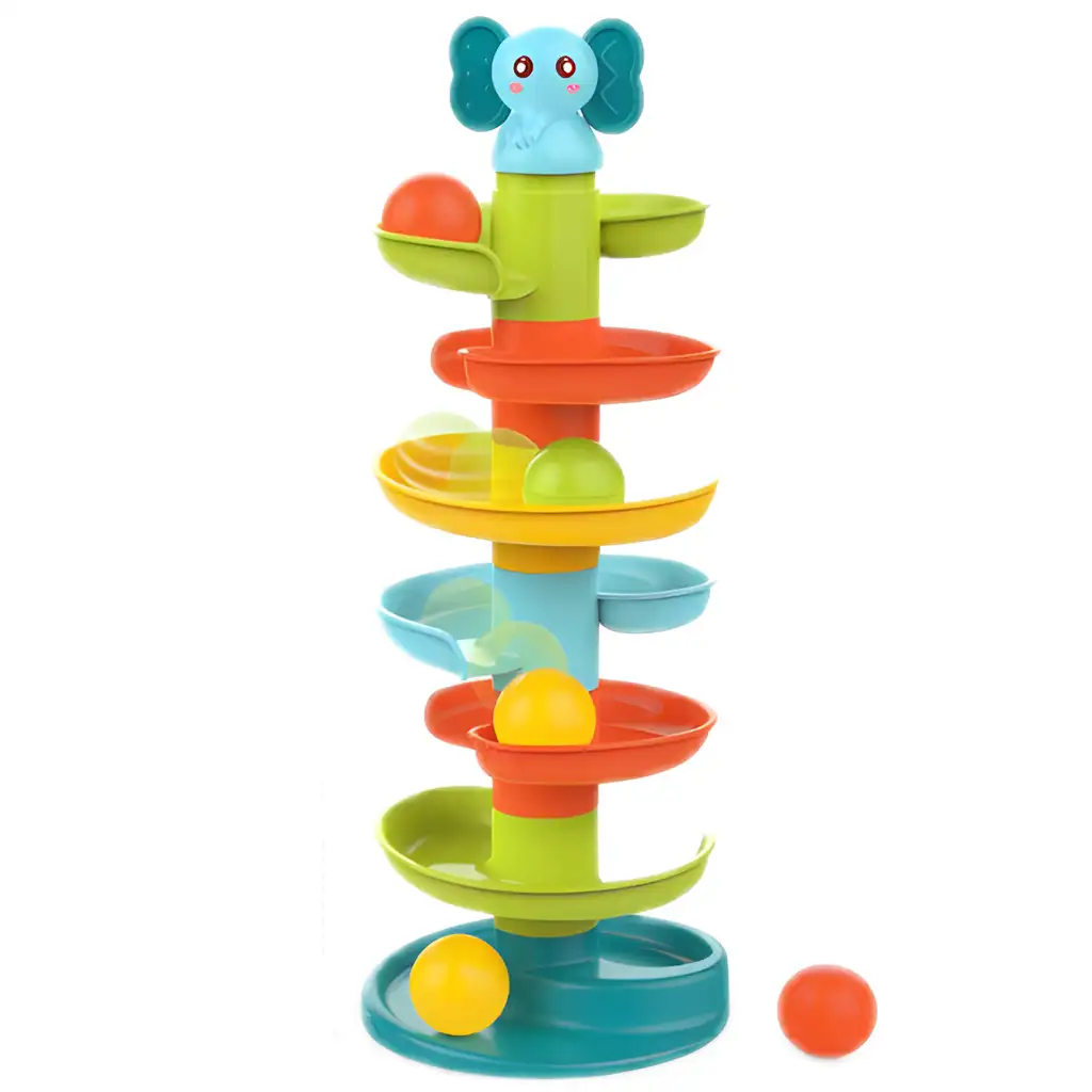 Happy World: Vidám elefántos golyópálya 47cm kép 2