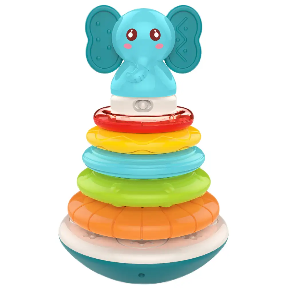 Music World: Elefántos toronyépítő játék hanggal kép 2