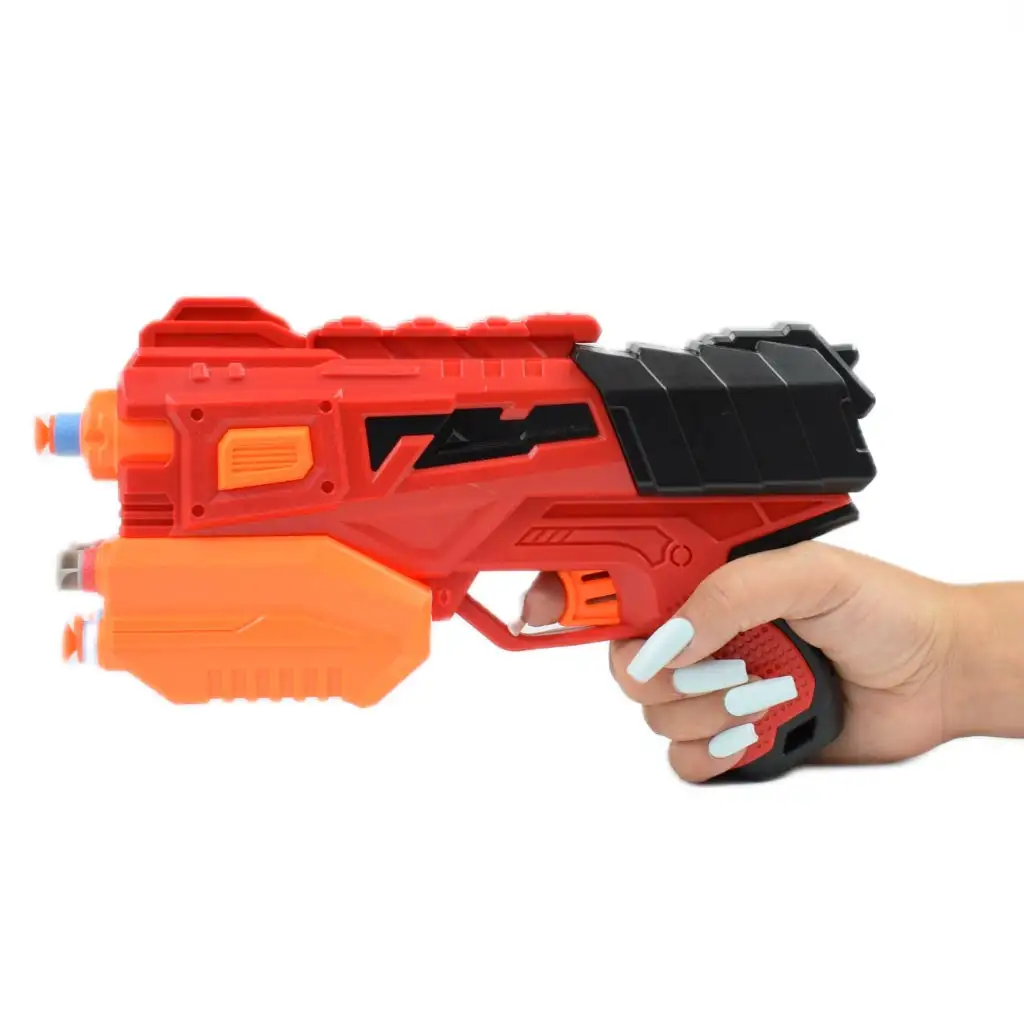 Crazy Launcher: Manuális szivacslövő szett céltáblával és lövedékkel 24cm kép 6