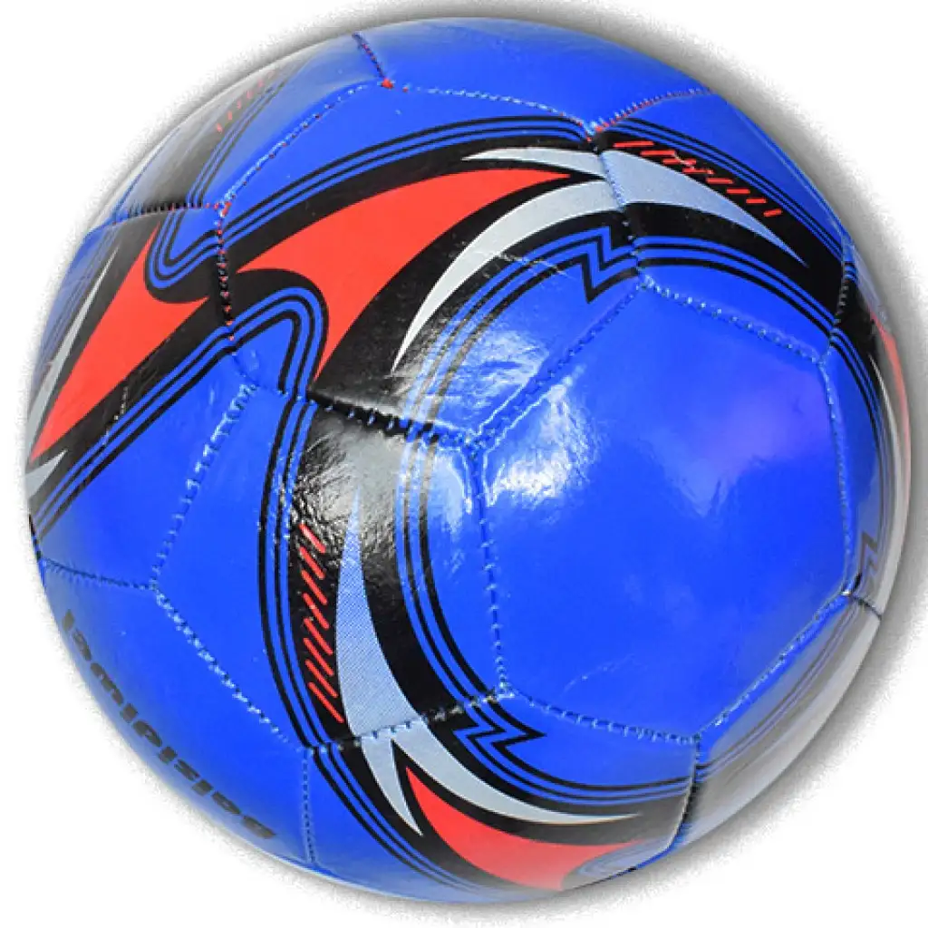 Neon színű műbőr focilabda többféle változatban 23cm kép 5