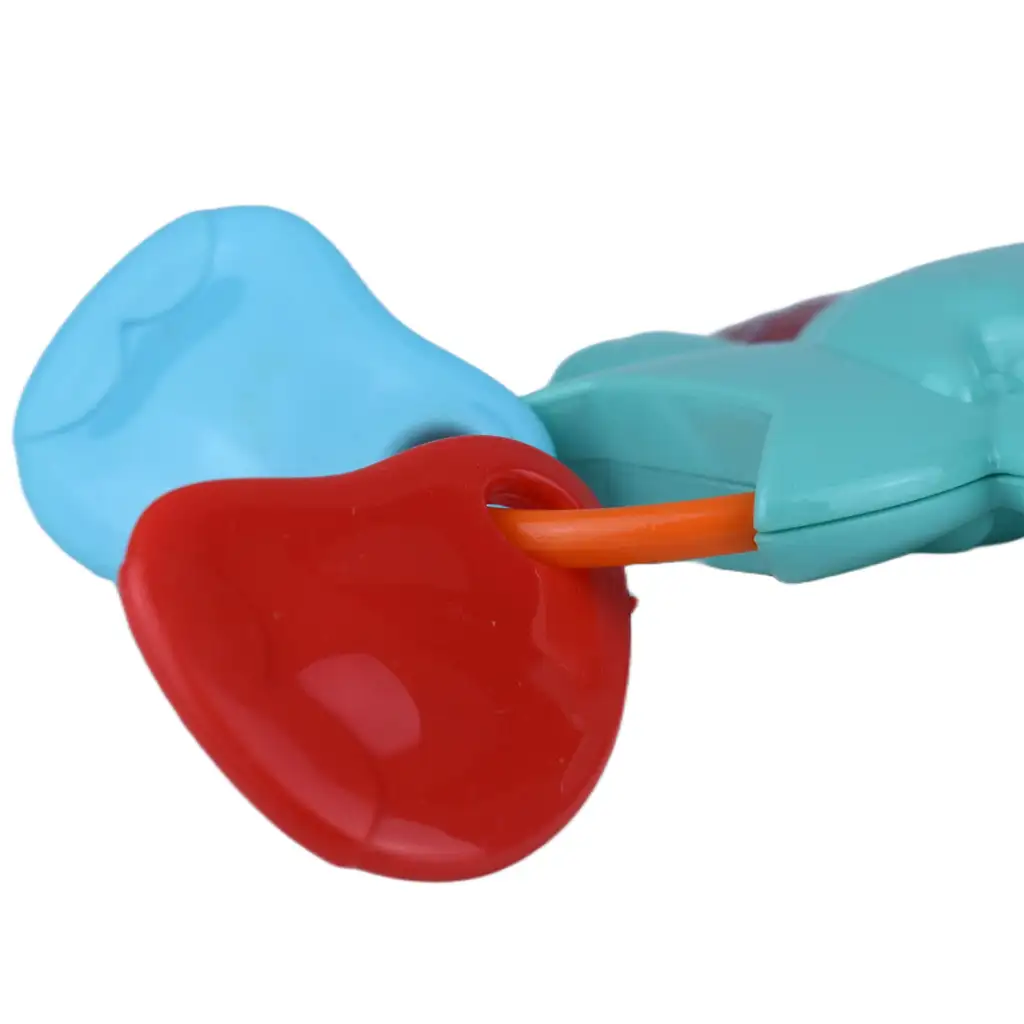 Sun Baby: Vidám elefánt BPA mentes bébi csörgő és rágóka kép 3