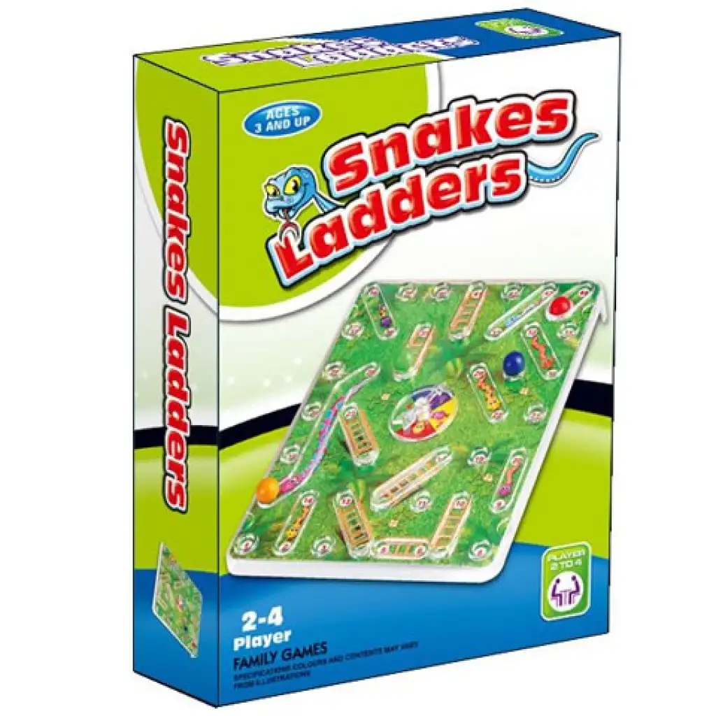 Kígyók és létrák golyópálya társasjáték