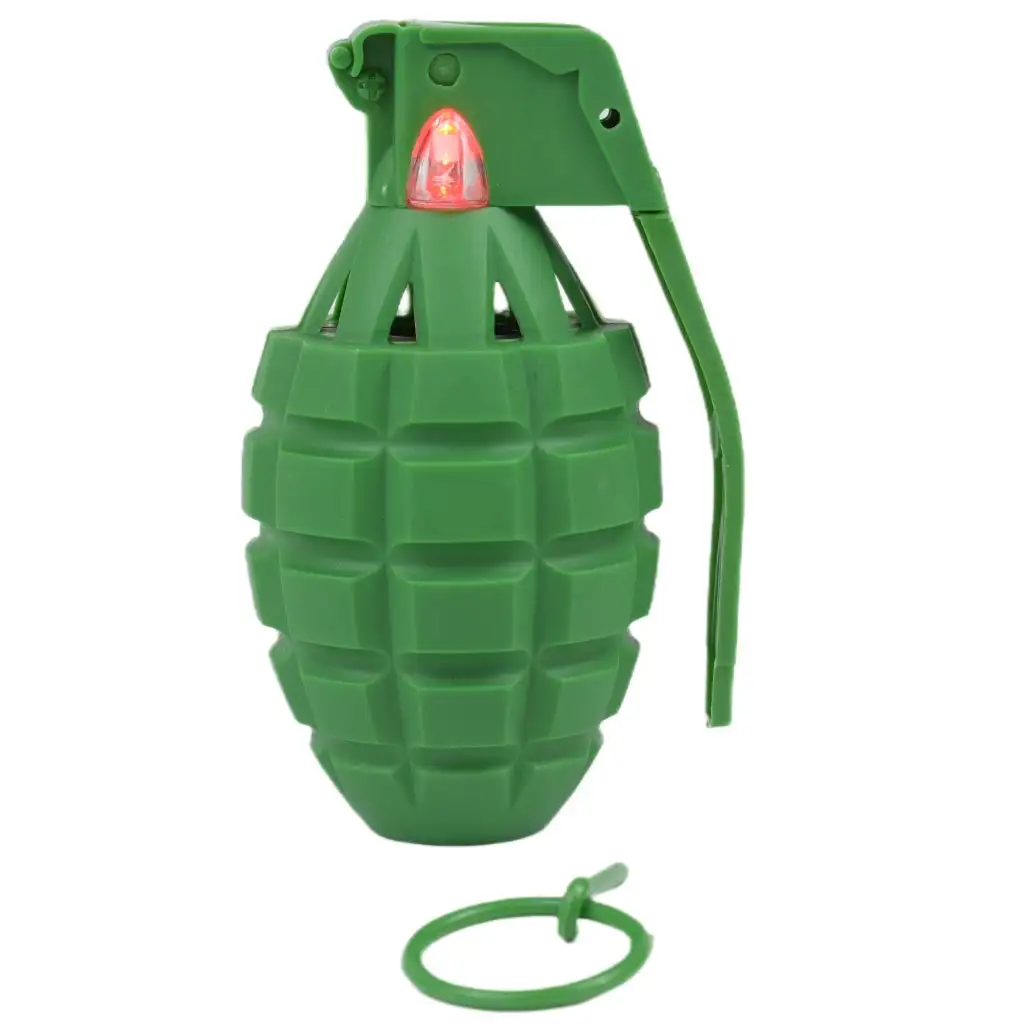 Breah: Játék kézigránát zöld színben fénnyel és hanggal 11cm kép 4