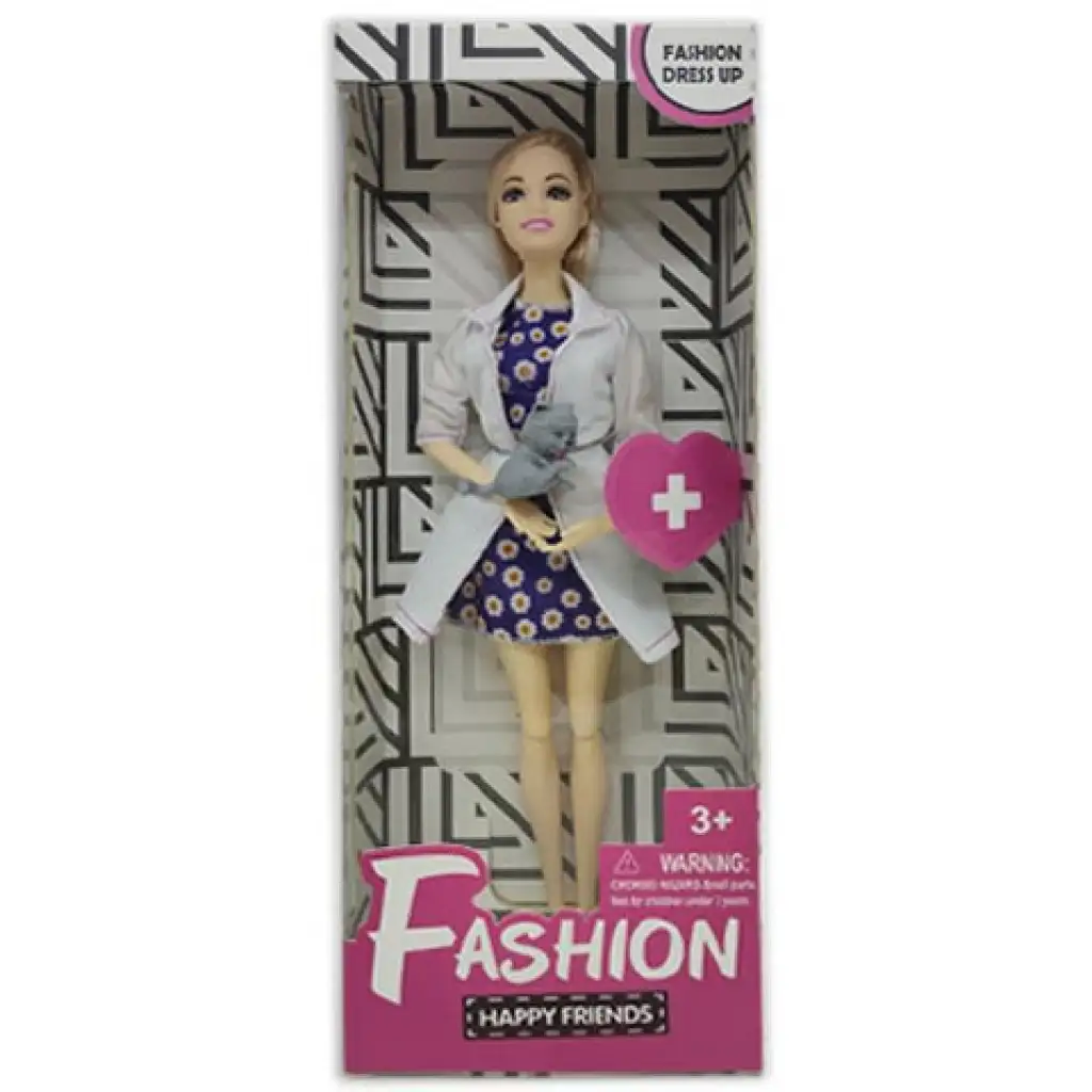 Nicky: Happy Friends divatbaba szett cicával