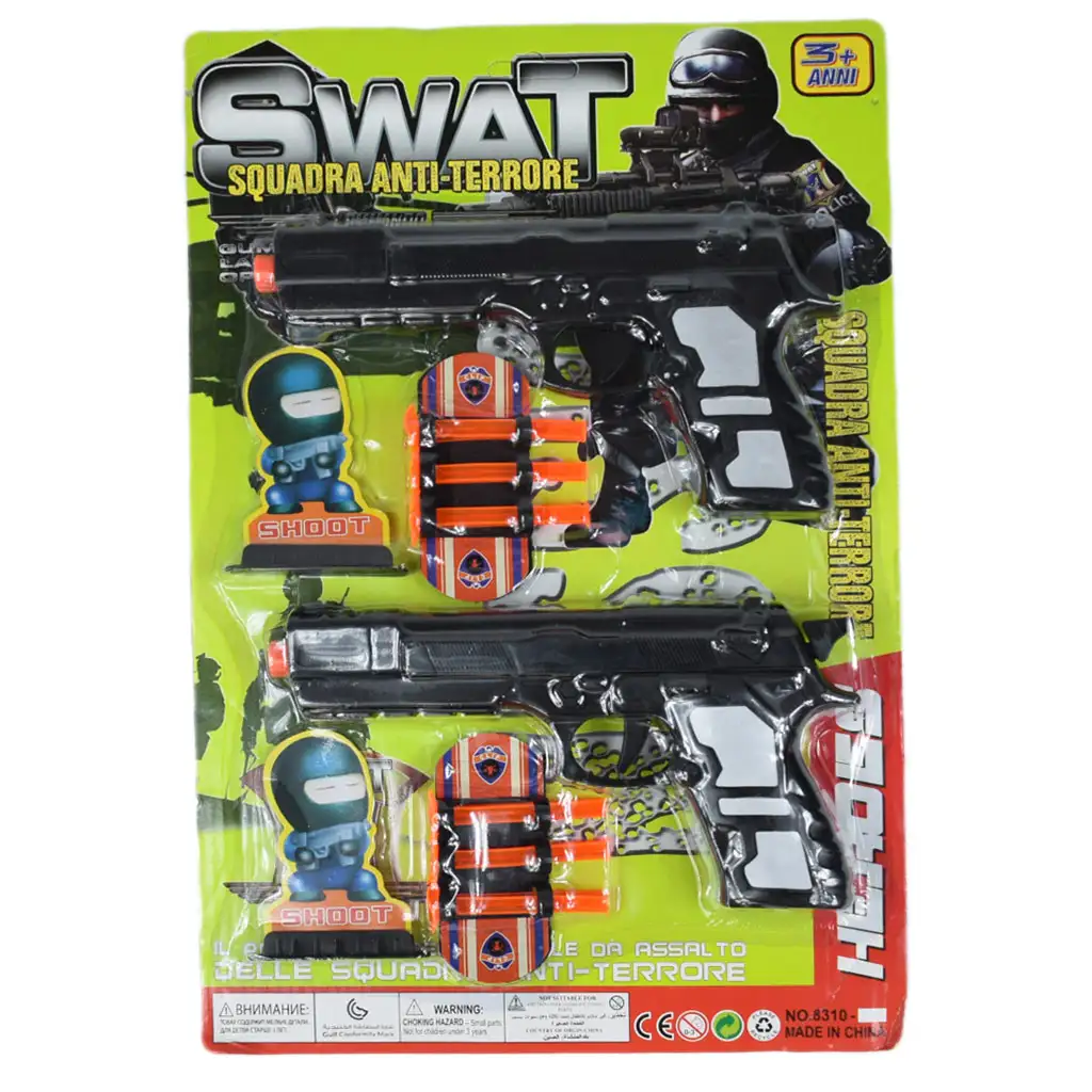 SWAT: Dupla fegyverszett tapadókorongos töltényekkel kép 6