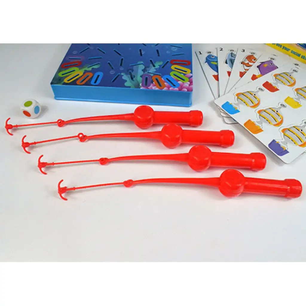 Memória horgászjáték halakkal és horgászbotokkal kép 5