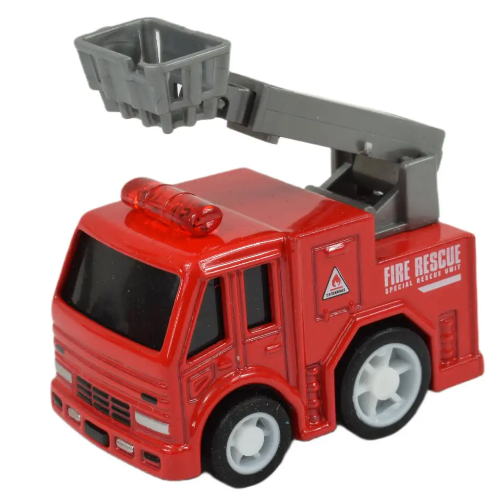 Alloy Car: Tűzoltósági autó többféle változatban 5cm kép 2