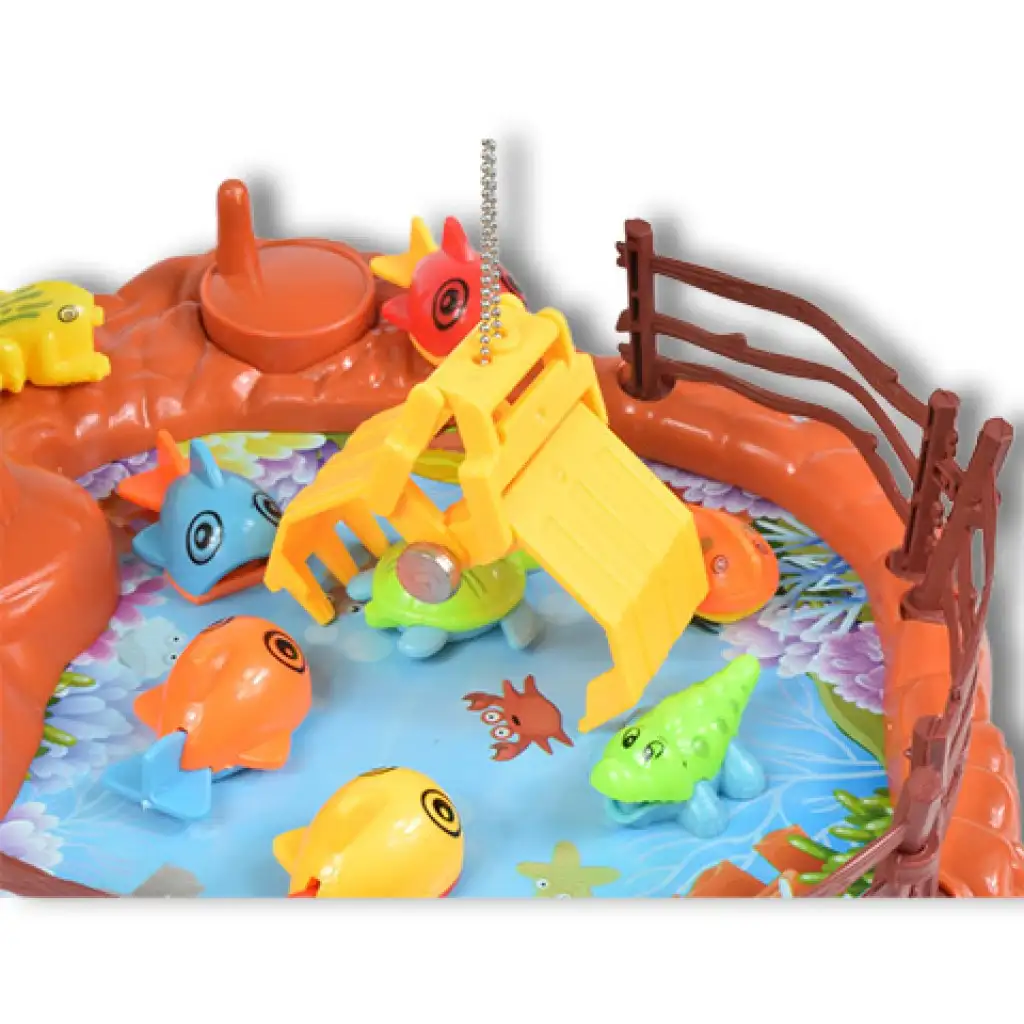 Dínó Peca darus horgászjáték halakkal kép 4
