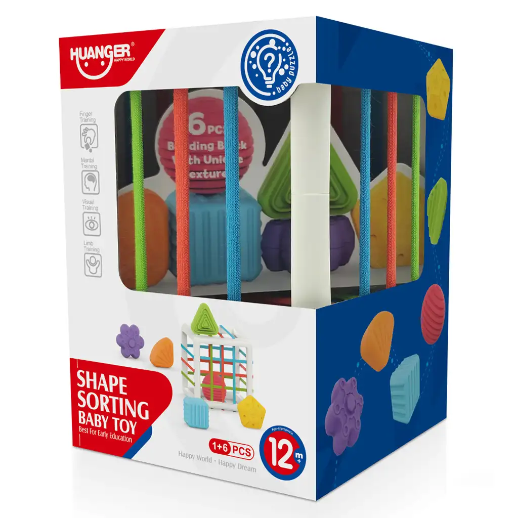 Happy World: Vidám formaválogatós készségfejlesztő játék kép 3