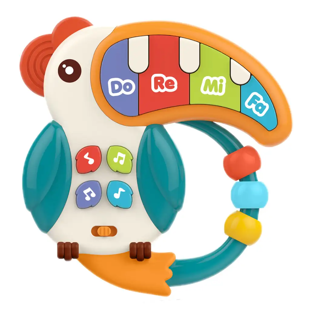 Music World: Zenélő tukán zongora 14cm kép 2