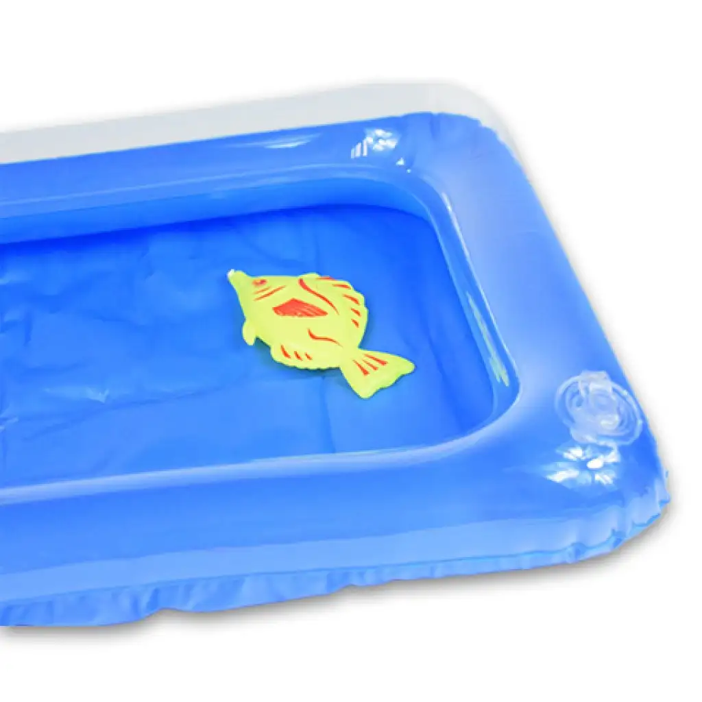 Horgászjáték felfújható medencével és teleszkópos horgászbottal kép 4