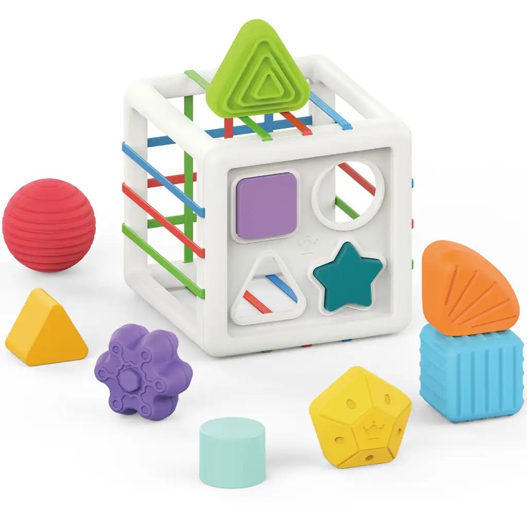 Happy World: Vidám formaválogató 10 db-os szett kép 2