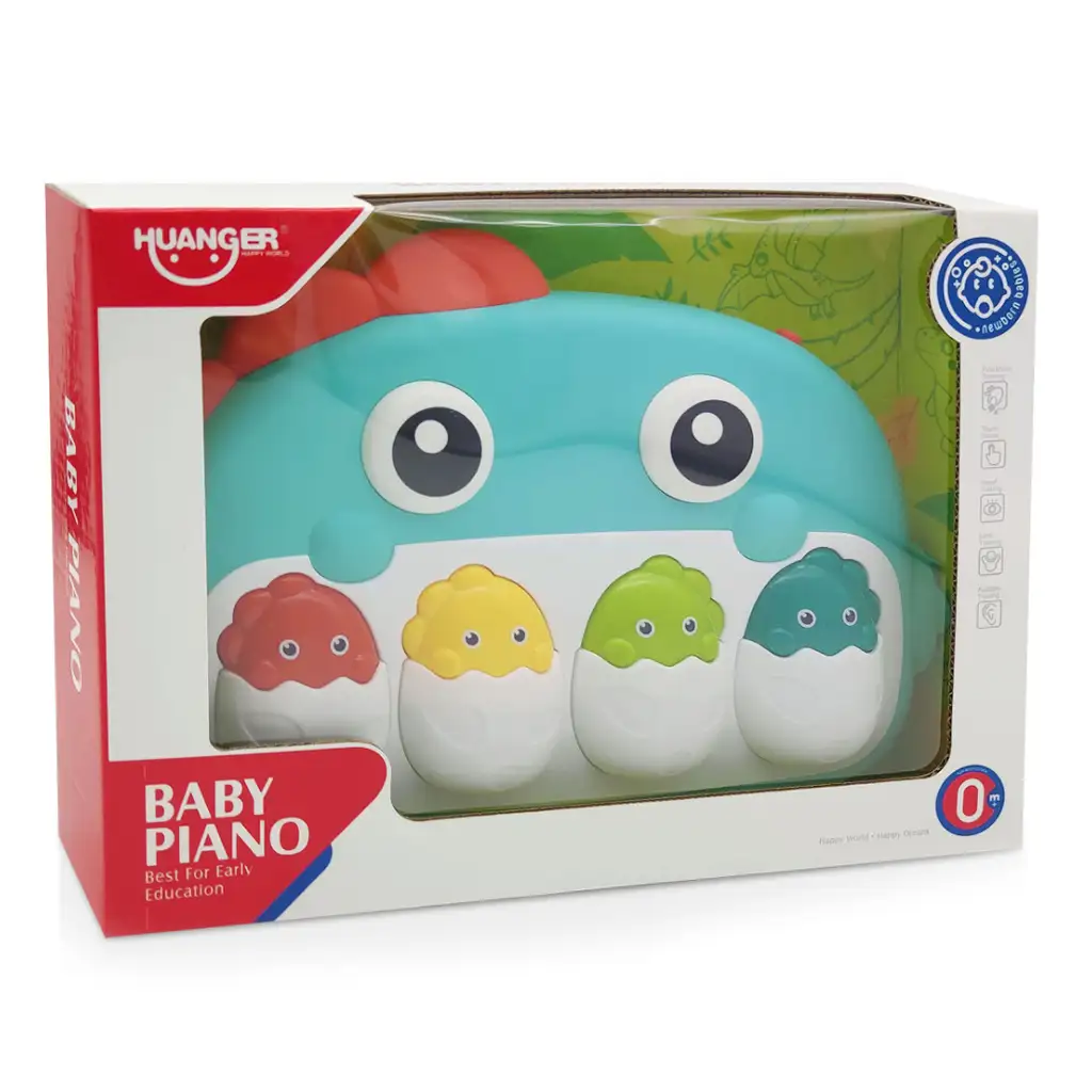 Music World: Dinó pajti baba zongora 30cm kép 4