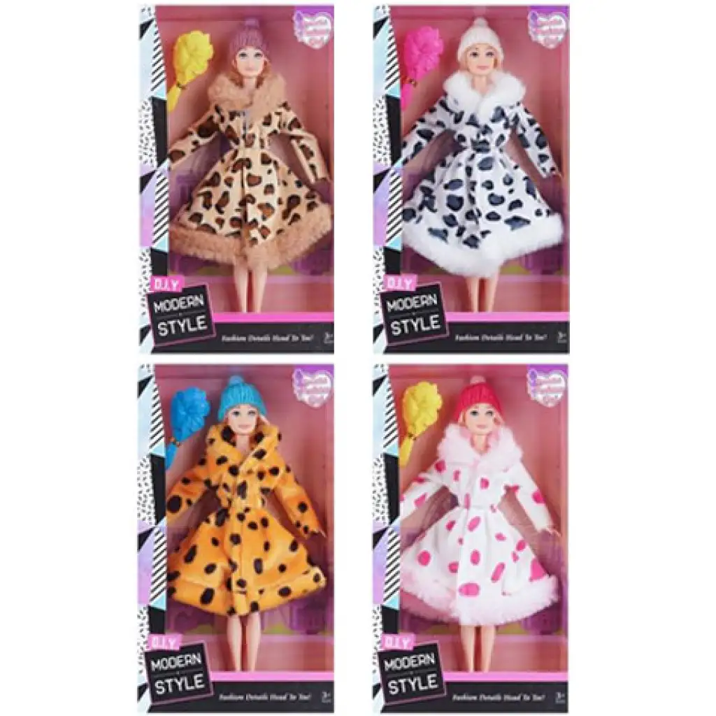 Nicky divatbaba őszi szőrmekollekciója többféle változatban