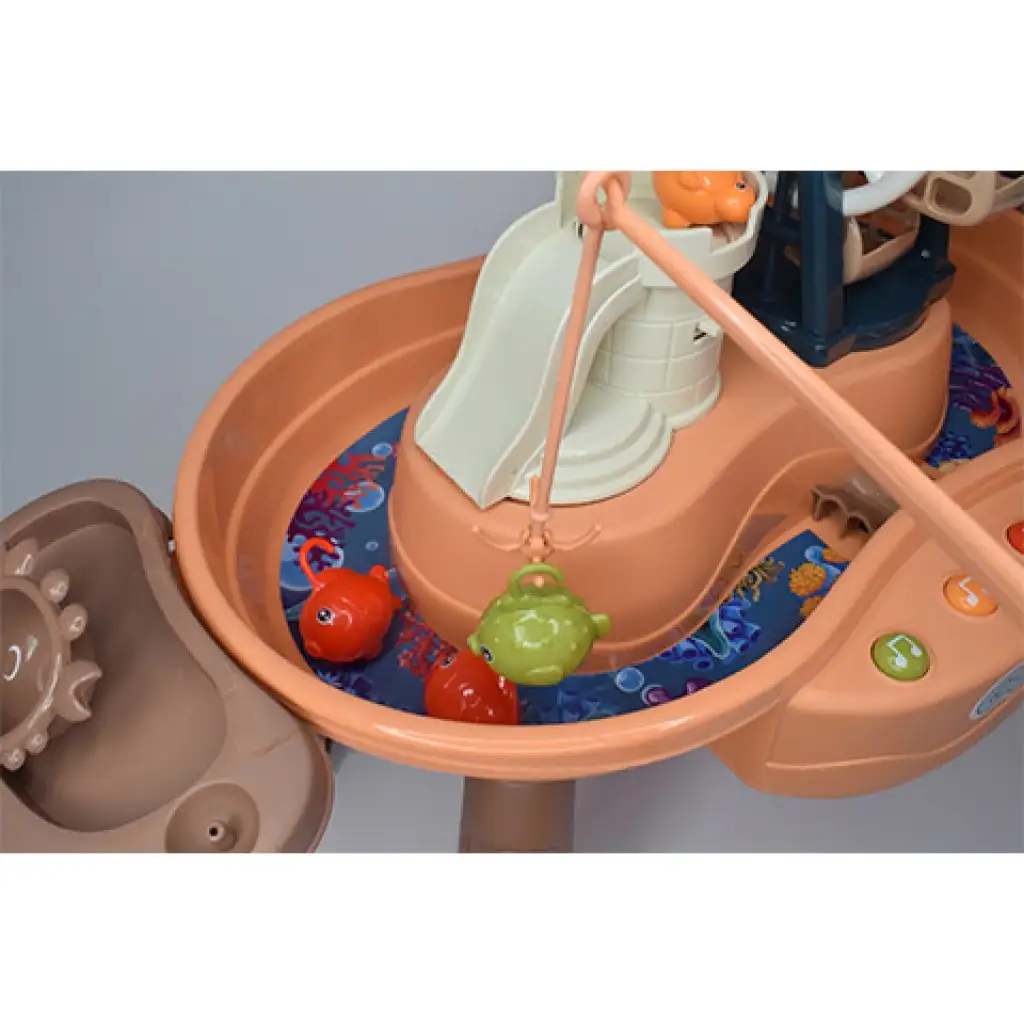 Irány Horgászni! horgászjáték medencével, víz forgatóval és hanggal kép 4