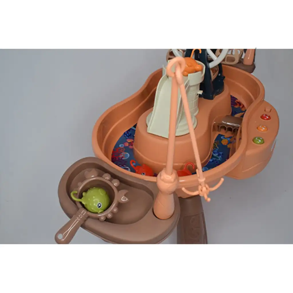 Irány Horgászni! horgászjáték medencével, víz forgatóval és hanggal kép 5