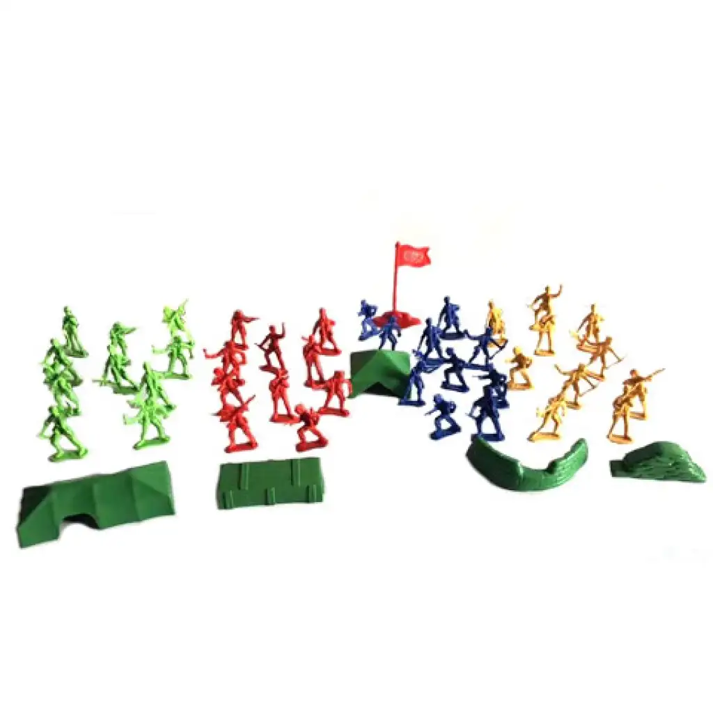 Játék katona csomag dobozban 70db-os