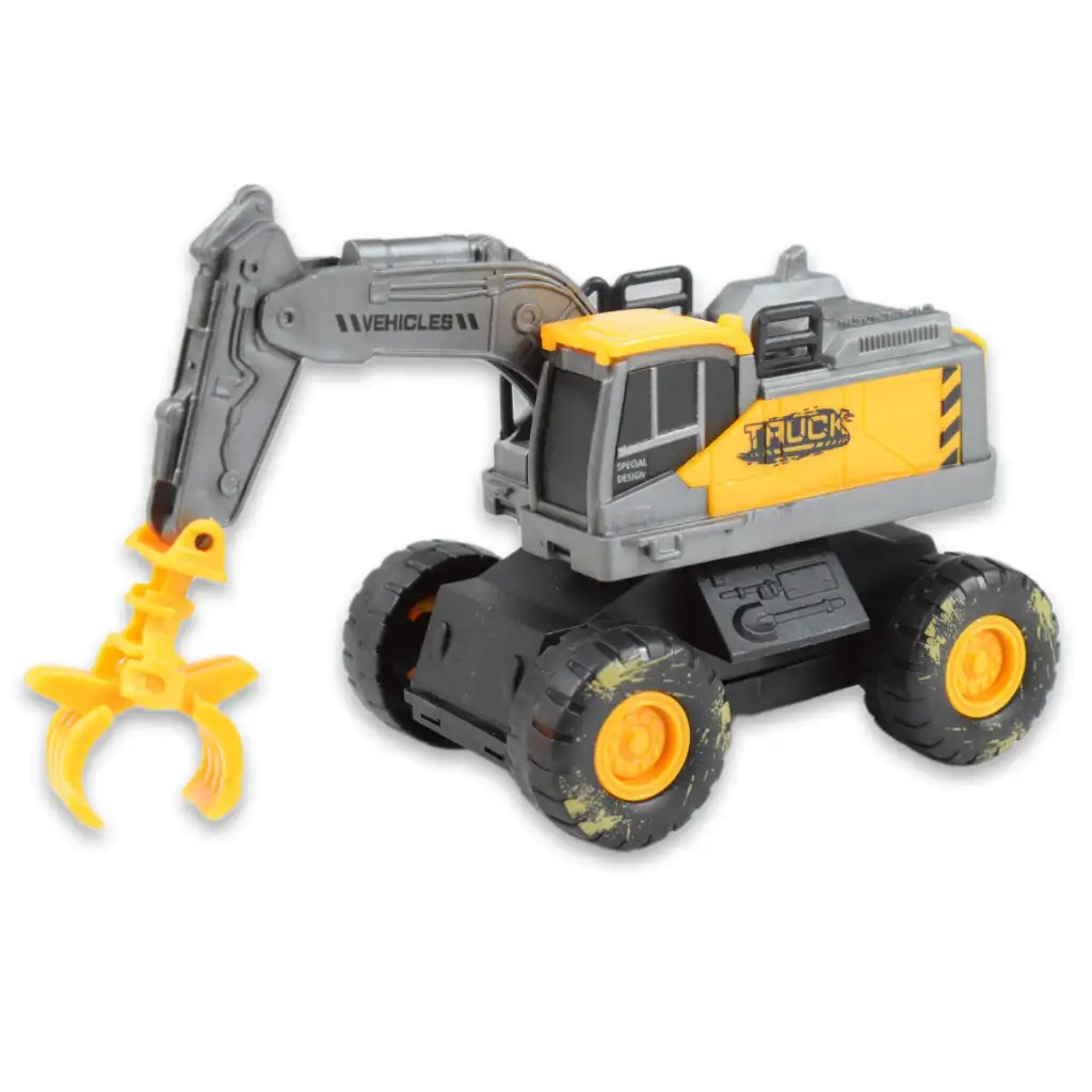 Simulation Vehicle: Munkagép szett sáros kerékkel többféle változatban, 3 db-os kiszerelésben kép 7