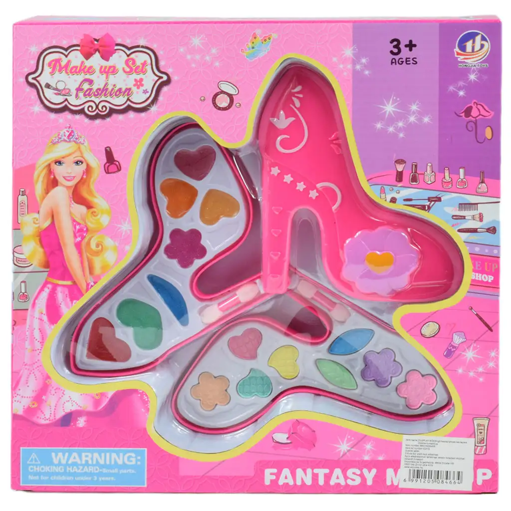 Make Up Set: Magassarkú formájú kétszintes sminkpaletta szett kép 6