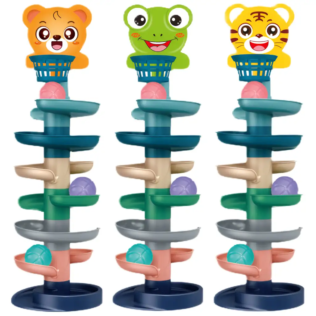 Ball Tower: Vidám állatos golyópálya többféle változatban 73x22cm 1db kép 2