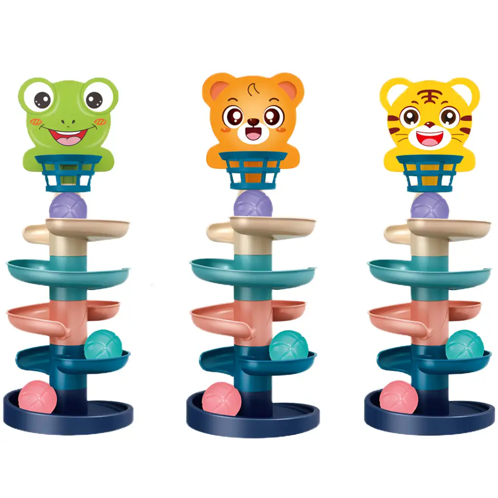 Ball Tower: Vidám állatos golyópálya többféle változatban 68x22cm 1db kép 2