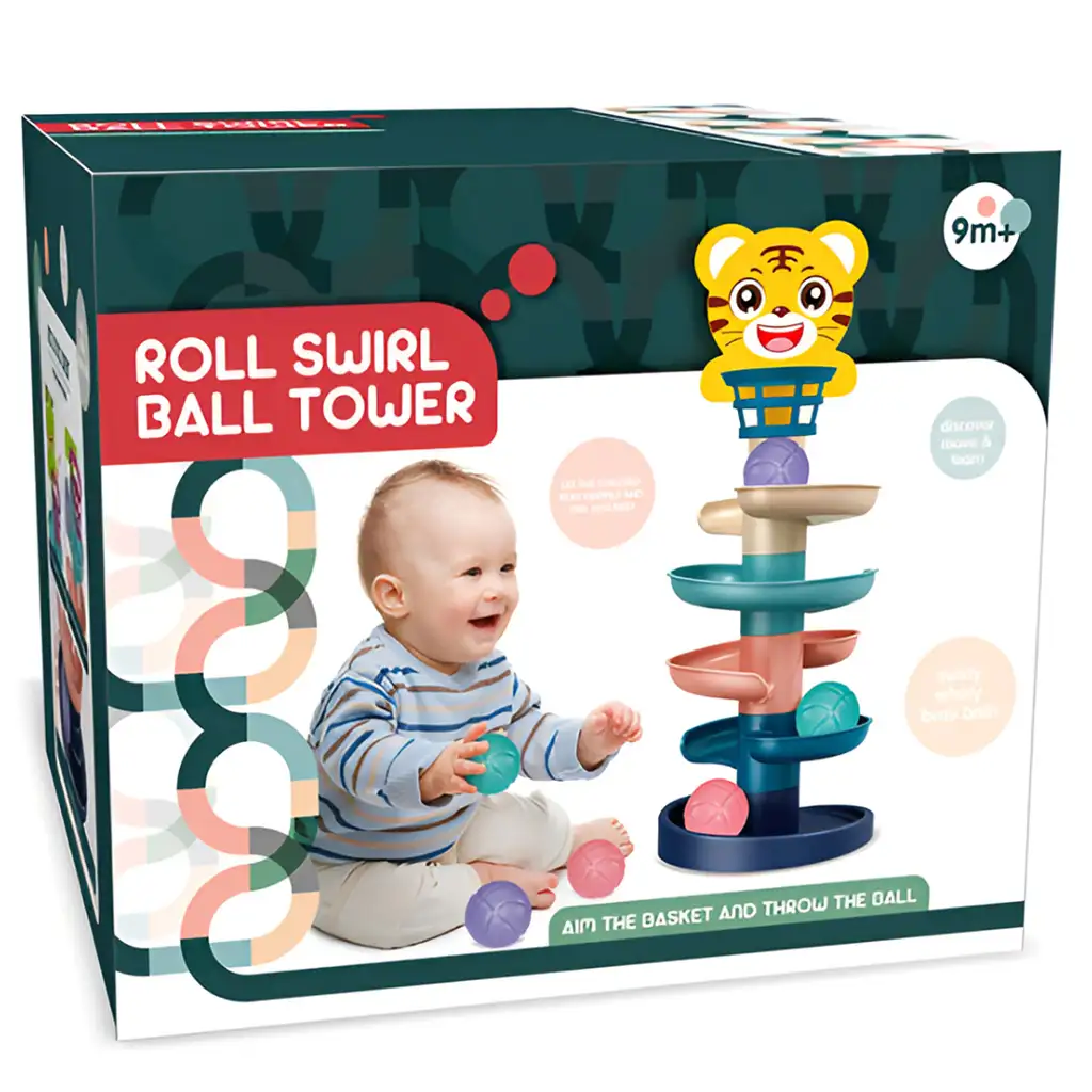 Ball Tower: Vidám állatos golyópálya többféle változatban 68x22cm 1db kép 3