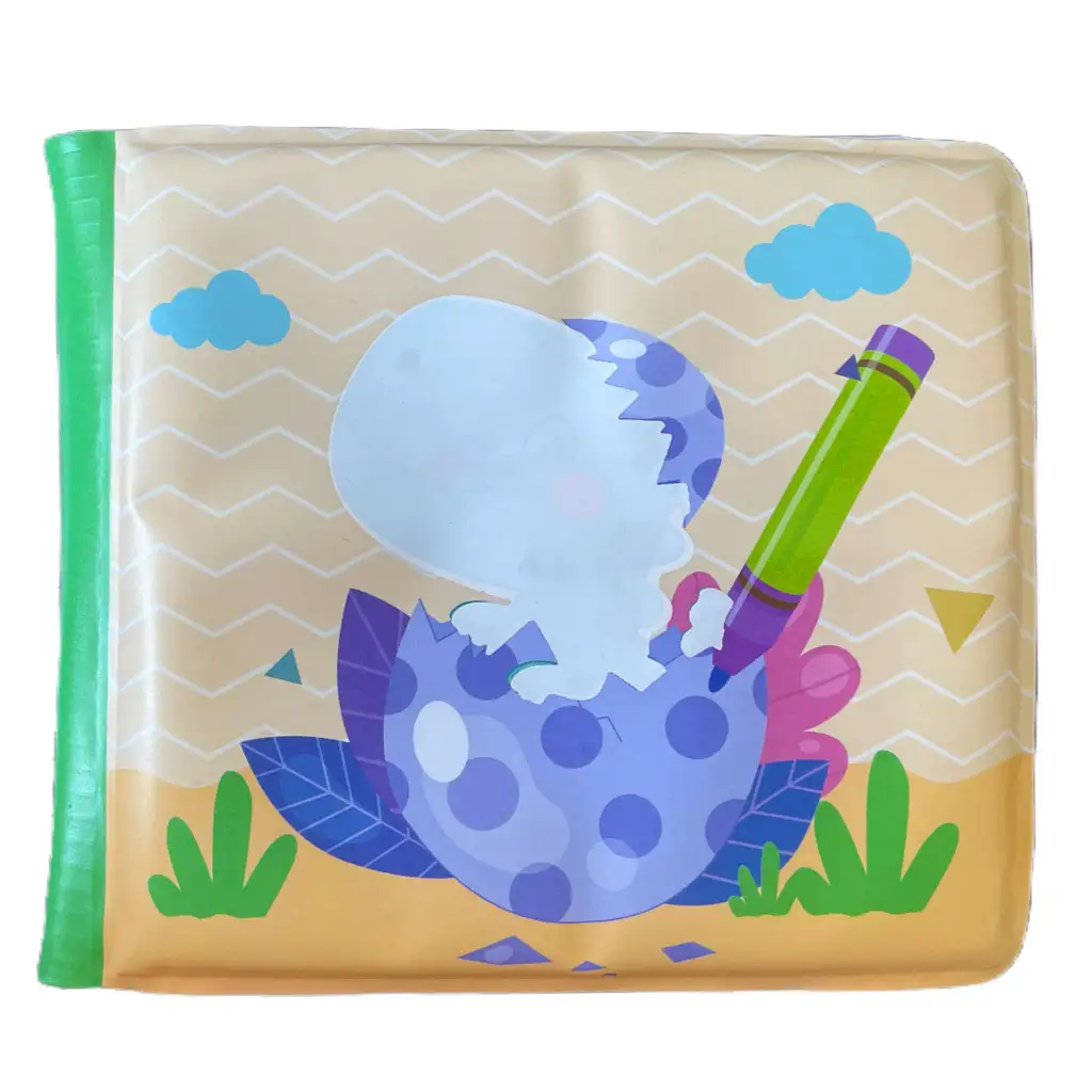 Baby Book: Dinoszauruszok puha pancsoló könyv 14x13cm kép 2