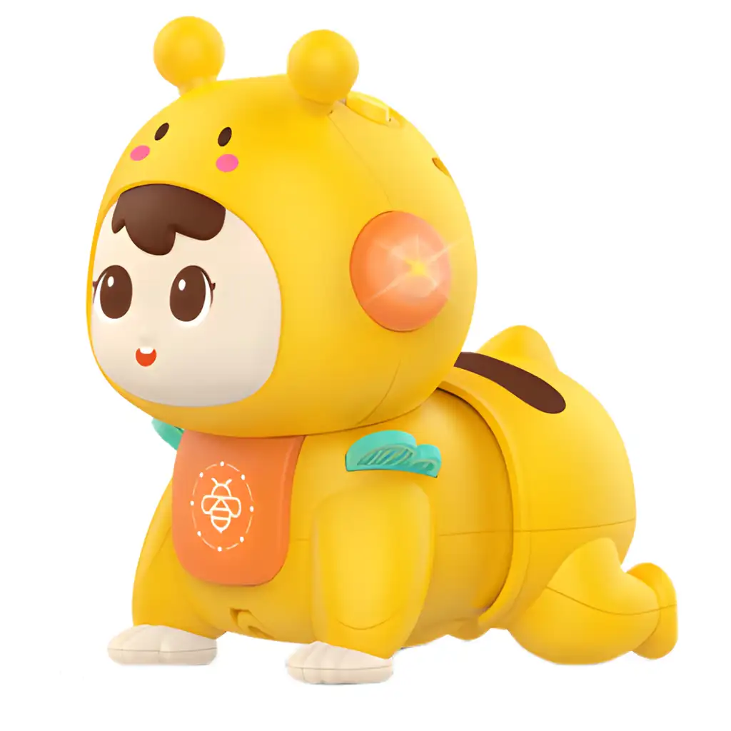 Happy World: Tityi-Totyi méhecske jelmezes mászó baba hanggal és fénnyel kép 2