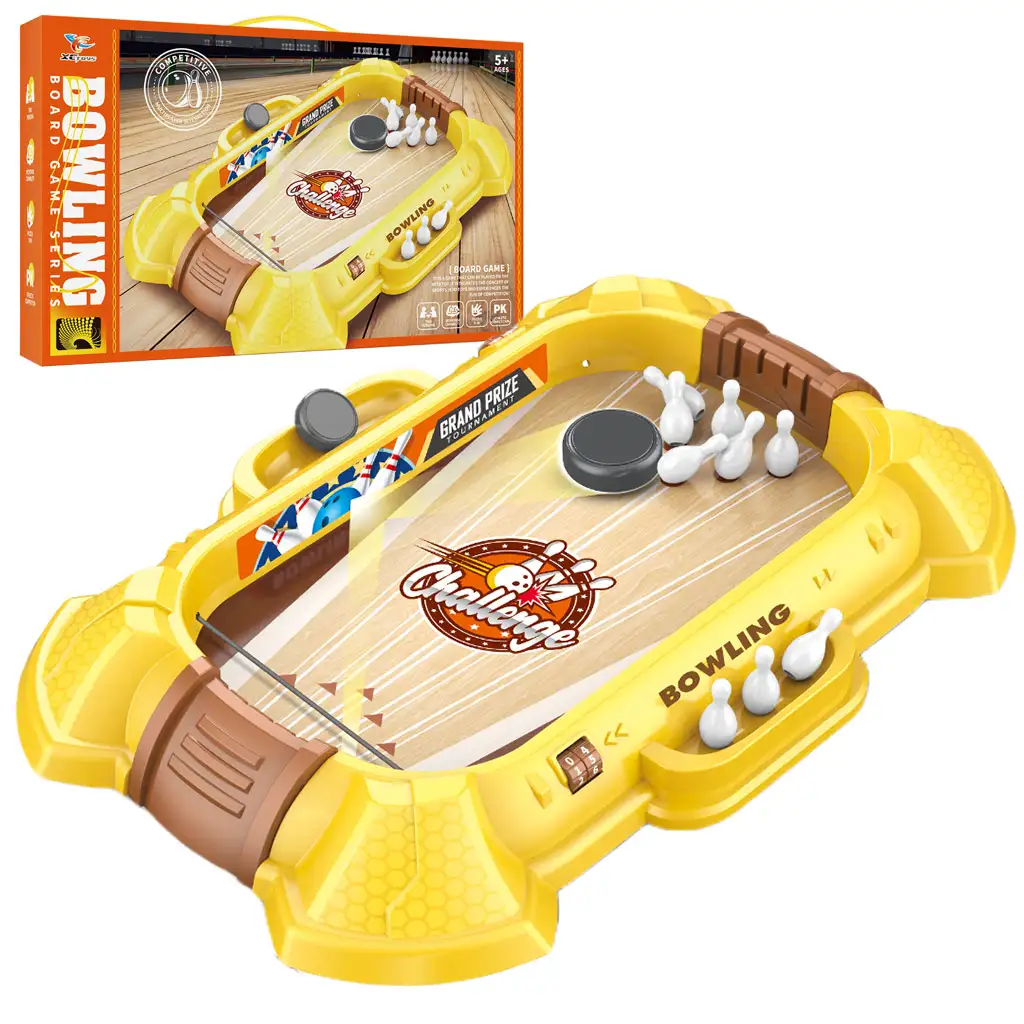 Bowling: Asztali bowling játékszett 26x39cm