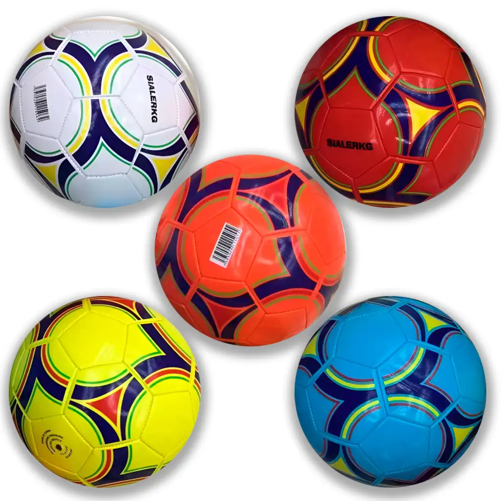 Műbőr focilabda többféle színben 23cm