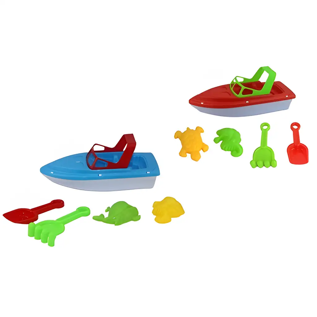 Homokozó szett hajóval kézféle változatban