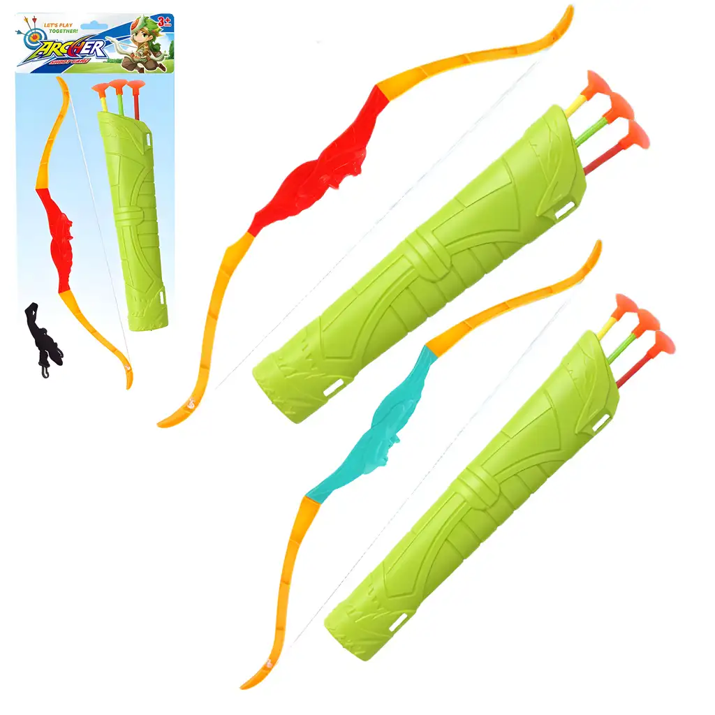 Archer: Íj szett kétféle változatban 3 db nyílvesszővel 55cm