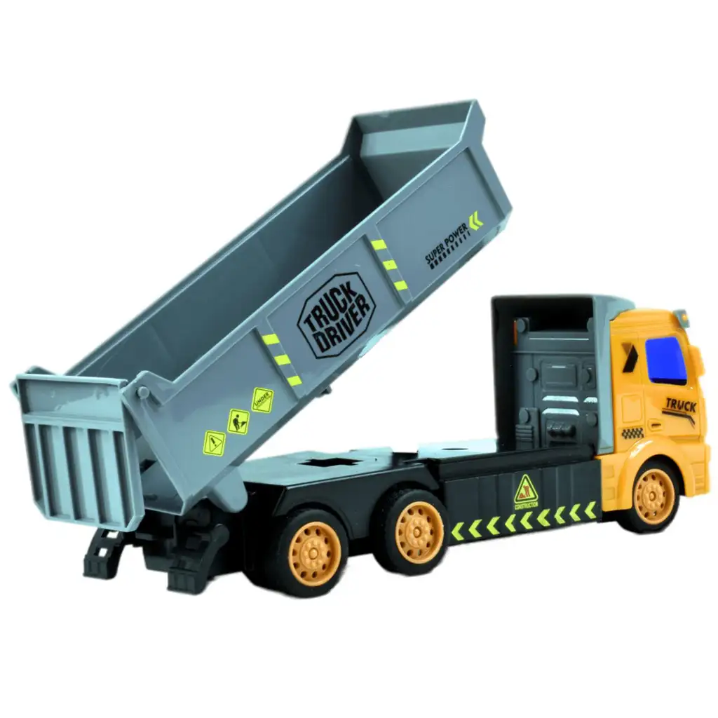 RC Távirányítós billencs építőipari kamion fénnyel 1/48 27MHz 20cm kép 3