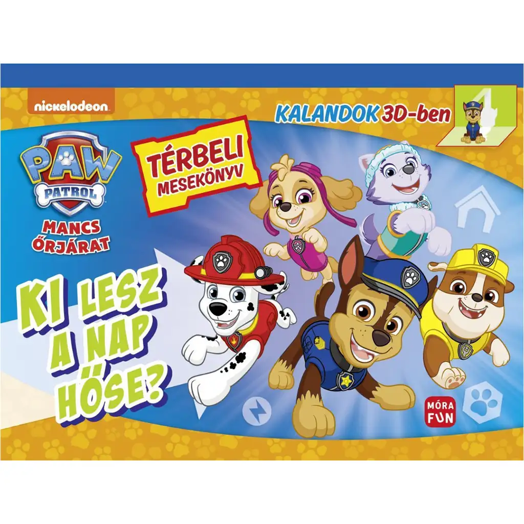 Móra: Mancs Őrjárat - Ki lesz a nap hőse? térbeli mesekönyv