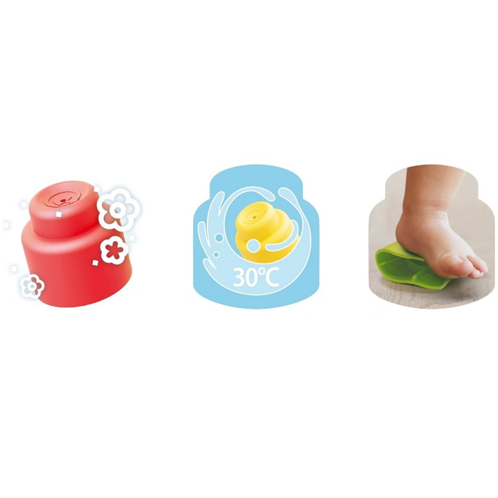 Quercetti: Momy Soft 28 db-os puha építőkocka szett kép 2