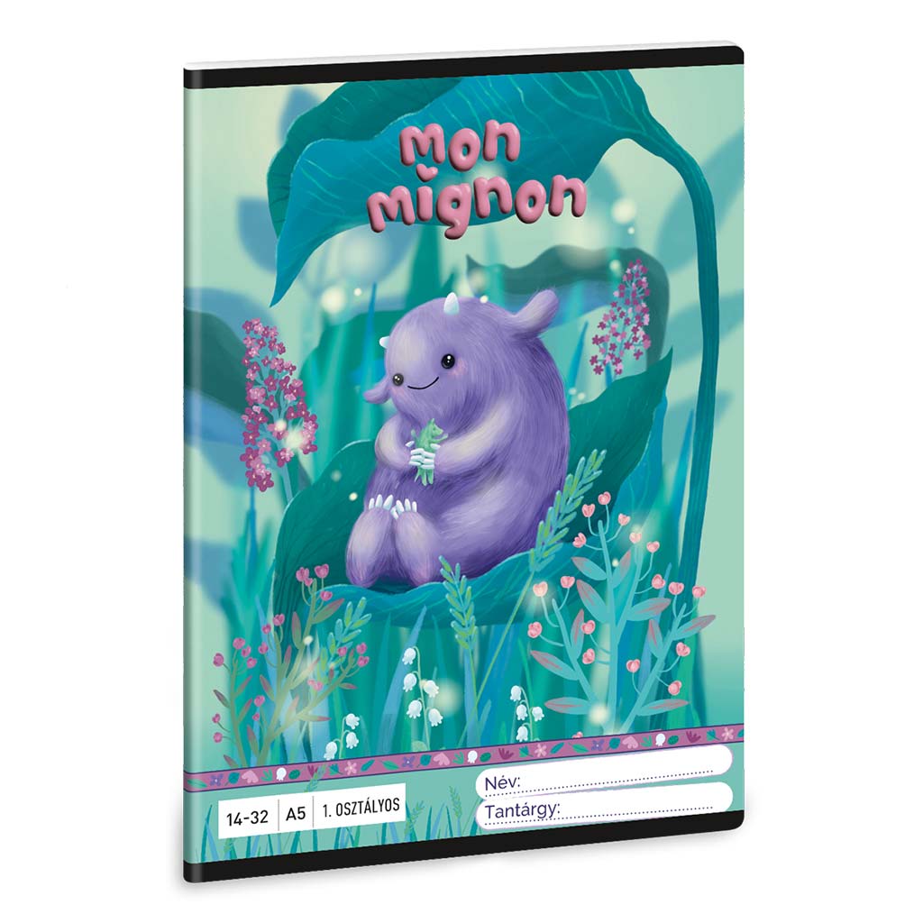 Ars Una: Mon Mignon A/5 1.osztályos vonalas füzet 14-32