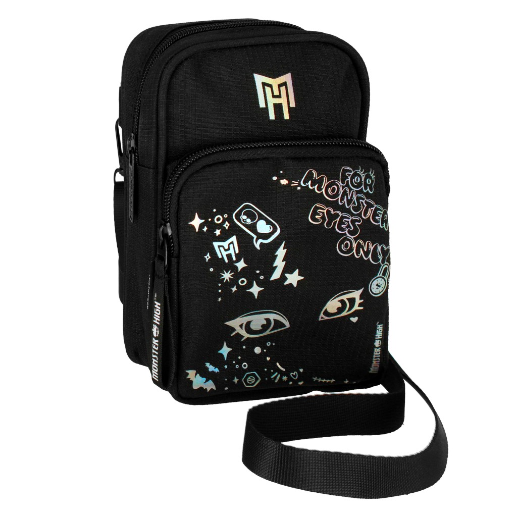 Monster High mini válltáska fekete