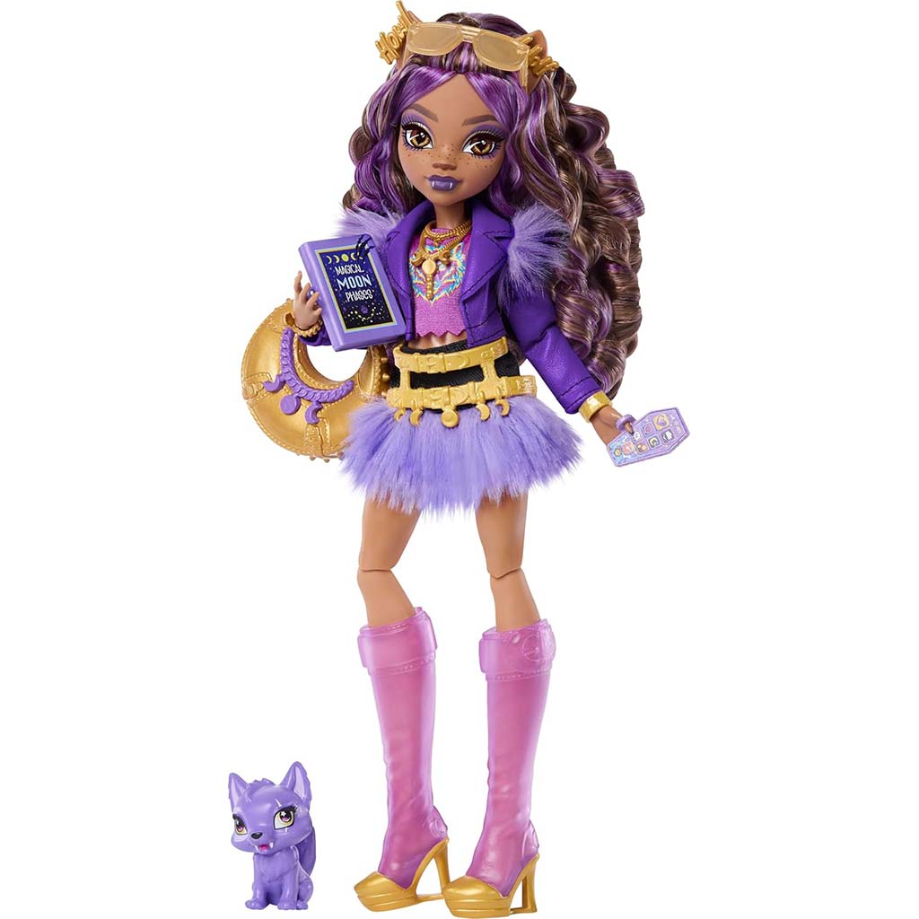 Monster High Clawdeen Wolf baba kiegészítőkkel - Mattel kép 3
