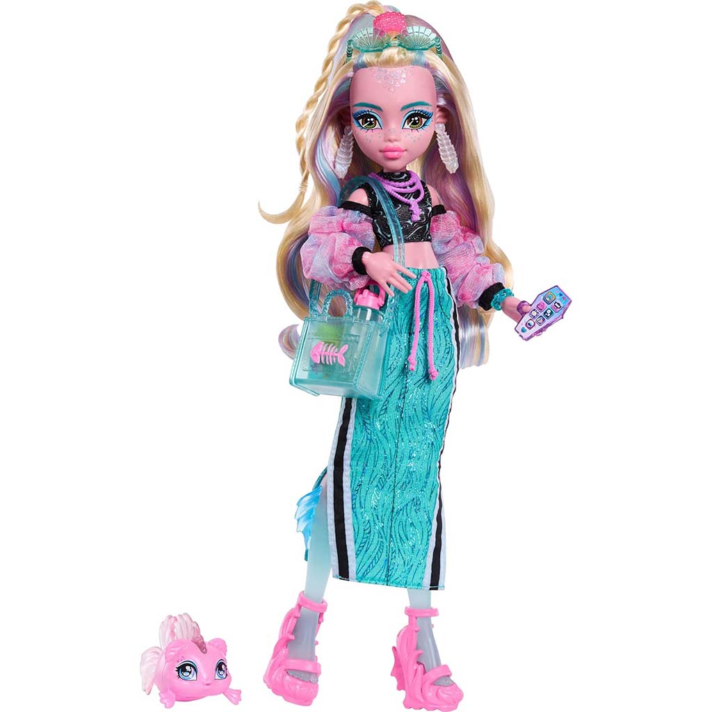 Monster High Lagoona Blue baba kiegészítőkkel - Mattel kép 3