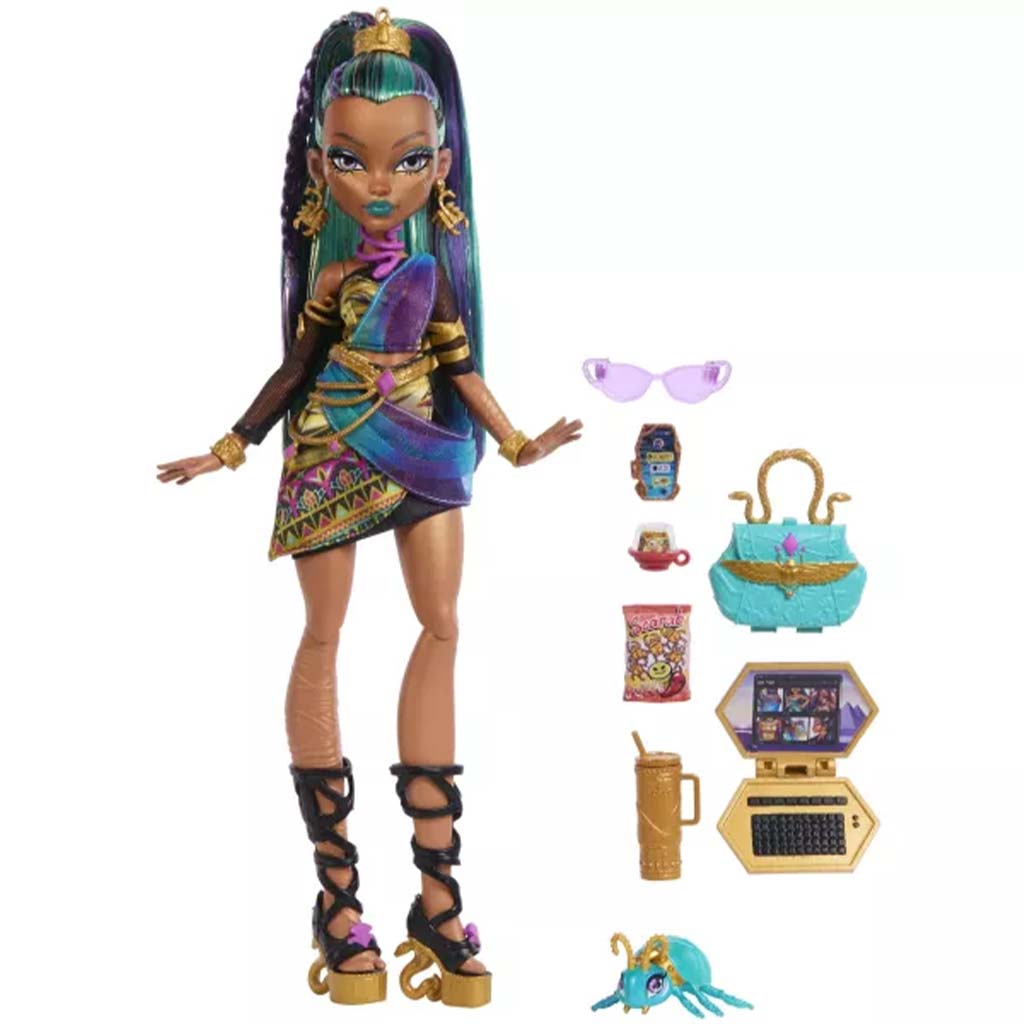 Monster High Nefera De Nile baba kiegészítőkkel - Mattel kép 2