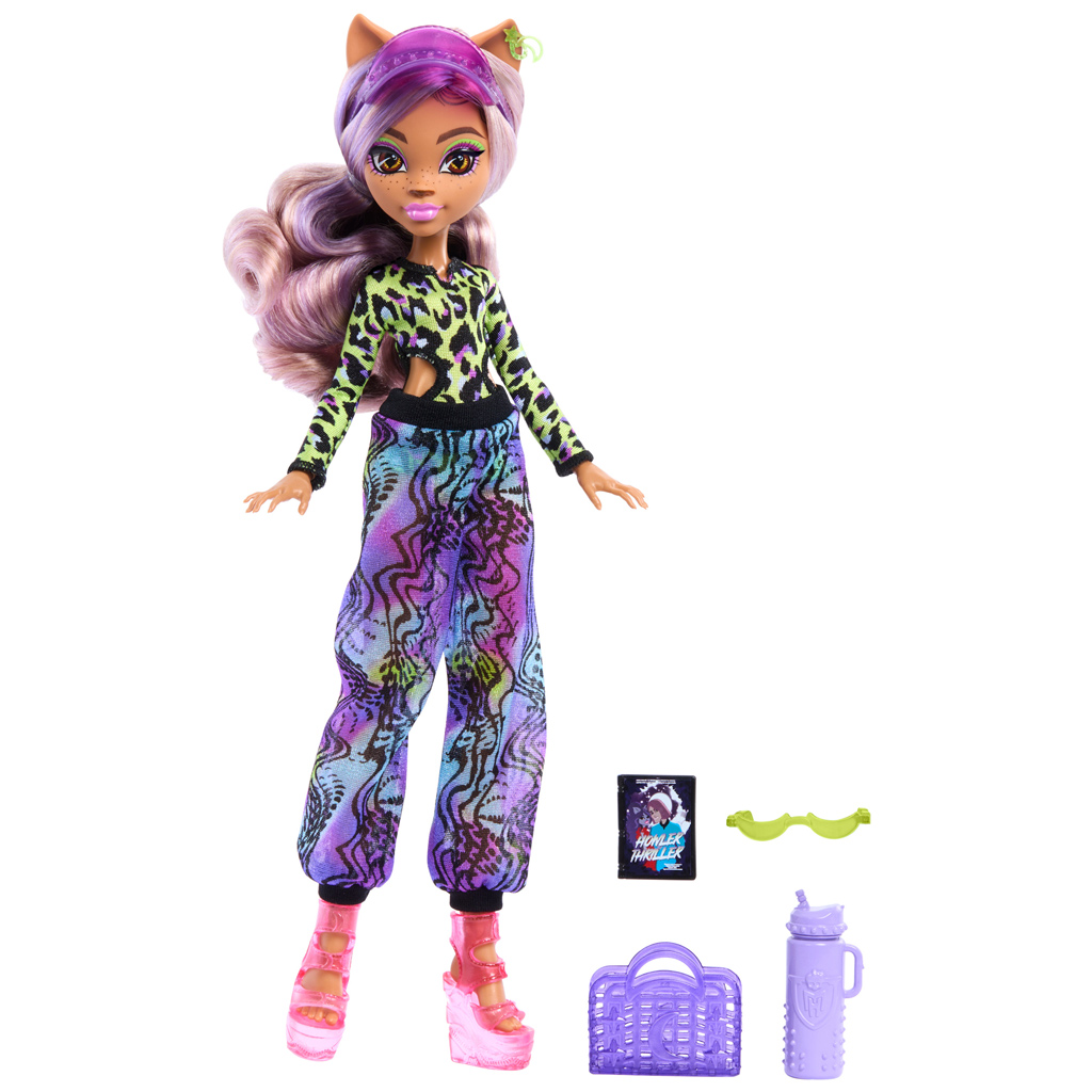 Monster High: Scare-adise Island – Clawdeen Wolf baba kiegészítőkkel - Mattel kép 2